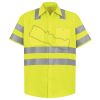 Men's High Visibility Safety Short Sleeve Work Shirt Thumbnail