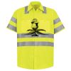 Men's High Visibility Safety Short Sleeve Work Shirt Thumbnail