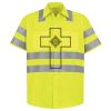 Men's High Visibility Safety Short Sleeve Work Shirt Thumbnail