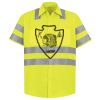 Men's High Visibility Safety Short Sleeve Work Shirt Thumbnail