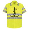 Men's High Visibility Safety Short Sleeve Work Shirt Thumbnail
