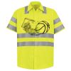 Men's High Visibility Safety Short Sleeve Work Shirt Thumbnail