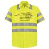 Men's High Visibility Safety Short Sleeve Work Shirt Thumbnail