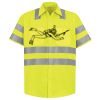 Men's High Visibility Safety Short Sleeve Work Shirt Thumbnail
