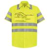 Men's High Visibility Safety Short Sleeve Work Shirt Thumbnail