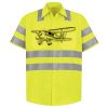 Men's High Visibility Safety Short Sleeve Work Shirt Thumbnail