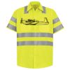 Men's High Visibility Safety Short Sleeve Work Shirt Thumbnail