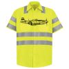 Men's High Visibility Safety Short Sleeve Work Shirt Thumbnail