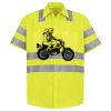 Men's High Visibility Safety Short Sleeve Work Shirt Thumbnail