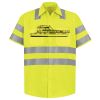 Men's High Visibility Safety Short Sleeve Work Shirt Thumbnail