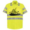 Men's High Visibility Safety Short Sleeve Work Shirt Thumbnail