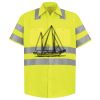 Men's High Visibility Safety Short Sleeve Work Shirt Thumbnail