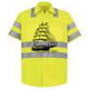 Men's High Visibility Safety Short Sleeve Work Shirt Thumbnail