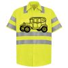 Men's High Visibility Safety Short Sleeve Work Shirt Thumbnail