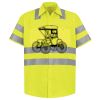 Men's High Visibility Safety Short Sleeve Work Shirt Thumbnail