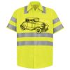 Men's High Visibility Safety Short Sleeve Work Shirt Thumbnail