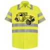 Men's High Visibility Safety Short Sleeve Work Shirt Thumbnail
