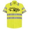 Men's High Visibility Safety Short Sleeve Work Shirt Thumbnail