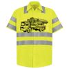 Men's High Visibility Safety Short Sleeve Work Shirt Thumbnail