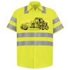 Men's High Visibility Safety Short Sleeve Work Shirt Thumbnail