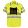 Men's High Visibility Safety Short Sleeve Work Shirt Thumbnail