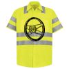 Men's High Visibility Safety Short Sleeve Work Shirt Thumbnail