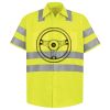 Men's High Visibility Safety Short Sleeve Work Shirt Thumbnail