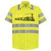 Men's High Visibility Safety Short Sleeve Work Shirt Thumbnail