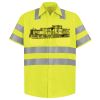 Men's High Visibility Safety Short Sleeve Work Shirt Thumbnail