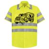 Men's High Visibility Safety Short Sleeve Work Shirt Thumbnail