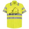 Men's High Visibility Safety Short Sleeve Work Shirt Thumbnail