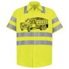 Men's High Visibility Safety Short Sleeve Work Shirt Thumbnail