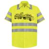 Men's High Visibility Safety Short Sleeve Work Shirt Thumbnail