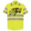 Men's High Visibility Safety Short Sleeve Work Shirt Thumbnail