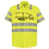 Men's High Visibility Safety Short Sleeve Work Shirt Thumbnail