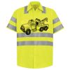 Men's High Visibility Safety Short Sleeve Work Shirt Thumbnail