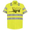 Men's High Visibility Safety Short Sleeve Work Shirt Thumbnail