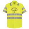Men's High Visibility Safety Short Sleeve Work Shirt Thumbnail