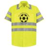 Men's High Visibility Safety Short Sleeve Work Shirt Thumbnail