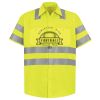 Men's High Visibility Safety Short Sleeve Work Shirt Thumbnail