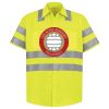 Men's High Visibility Safety Short Sleeve Work Shirt Thumbnail