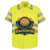 Men's High Visibility Safety Short Sleeve Work Shirt Thumbnail