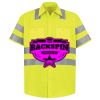 Men's High Visibility Safety Short Sleeve Work Shirt Thumbnail