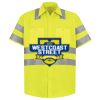 Men's High Visibility Safety Short Sleeve Work Shirt Thumbnail