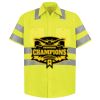 Men's High Visibility Safety Short Sleeve Work Shirt Thumbnail