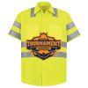 Men's High Visibility Safety Short Sleeve Work Shirt Thumbnail