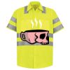 Men's High Visibility Safety Short Sleeve Work Shirt Thumbnail