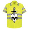 Men's High Visibility Safety Short Sleeve Work Shirt Thumbnail
