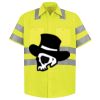 Men's High Visibility Safety Short Sleeve Work Shirt Thumbnail