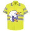 Men's High Visibility Safety Short Sleeve Work Shirt Thumbnail